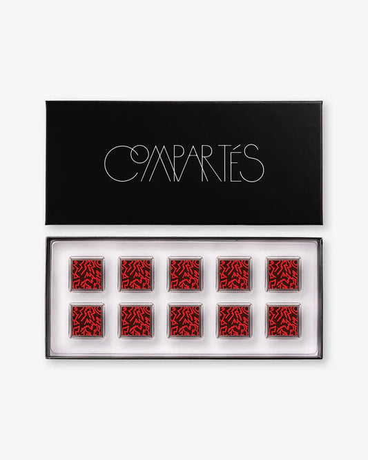 Compartes Chocolate Raspberry Chocolate Truffles Gift Box