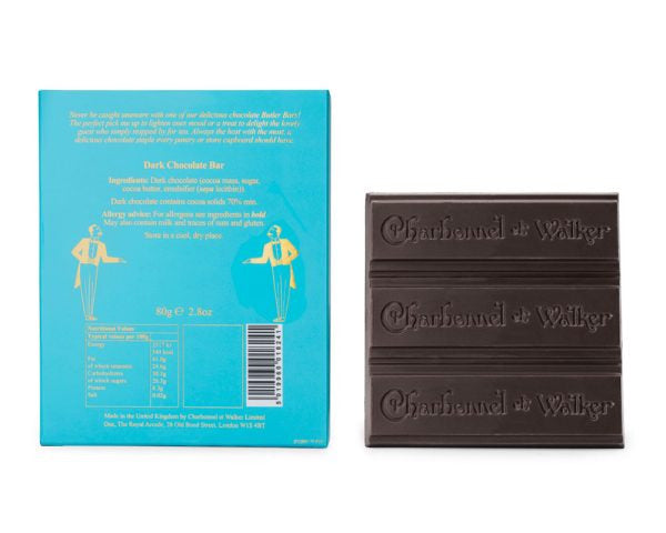 Charbonnel et Walker Dark Chocolate Butler Bar