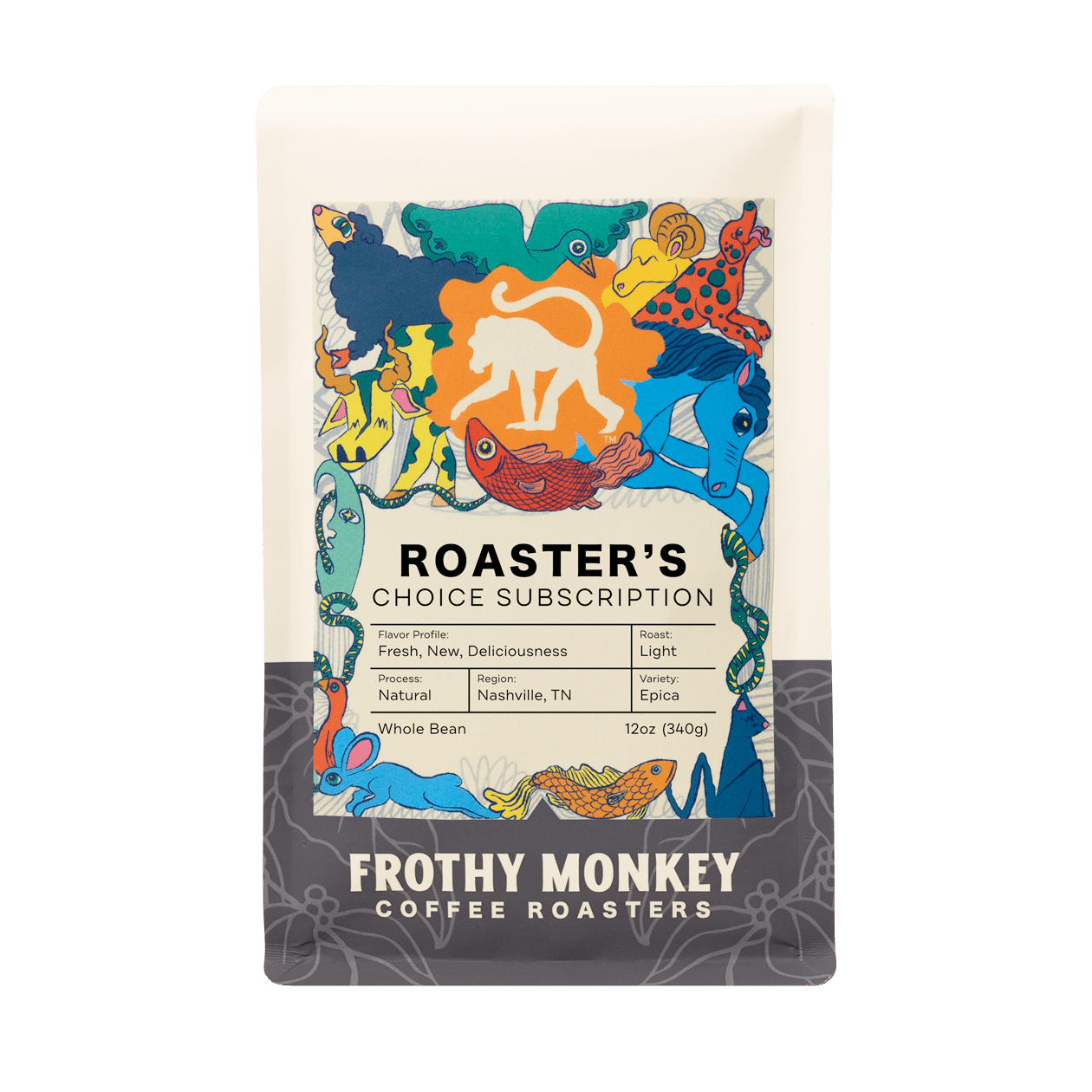 Frothy Monkey Roaster’s Choice Coffee Subscription