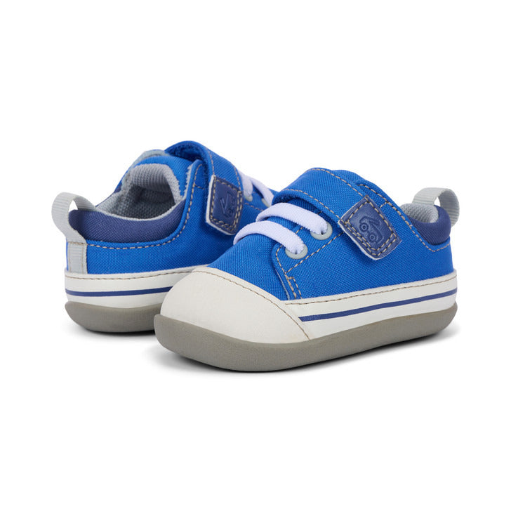 See Kai Run Boy's Stevie Mini (First Walker) Kelly Blue