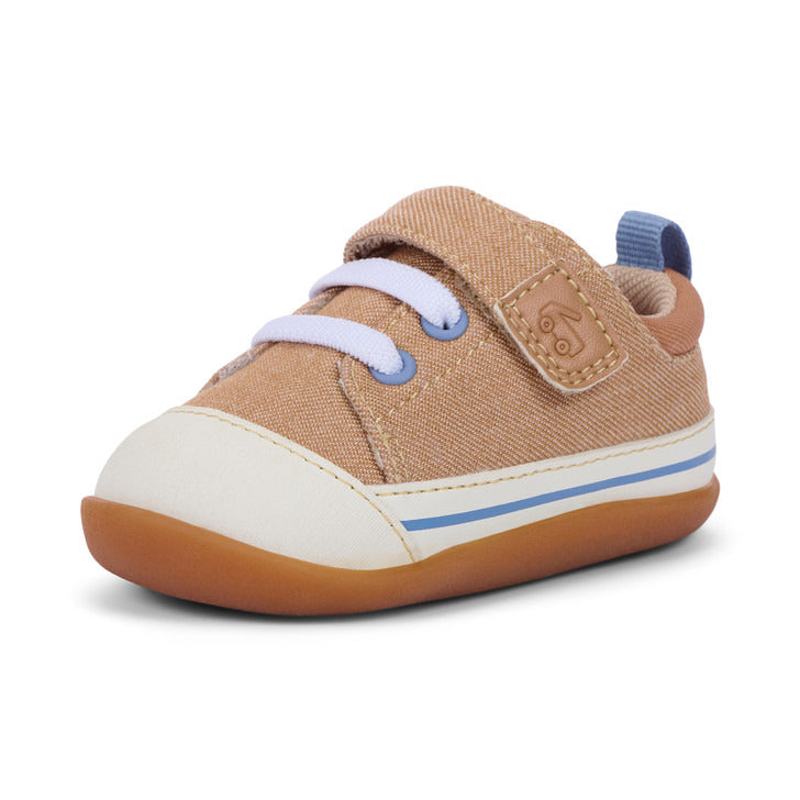 See Kai Run Boy's Stevie Mini (First Walker) Khaki