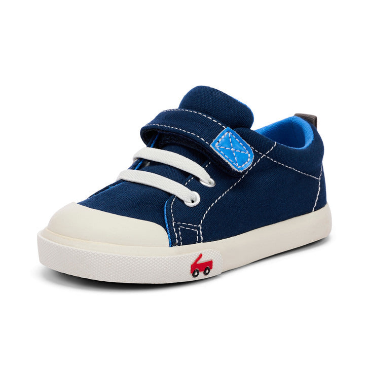 See Kai Run Boy's Stevie II Navy Canvas