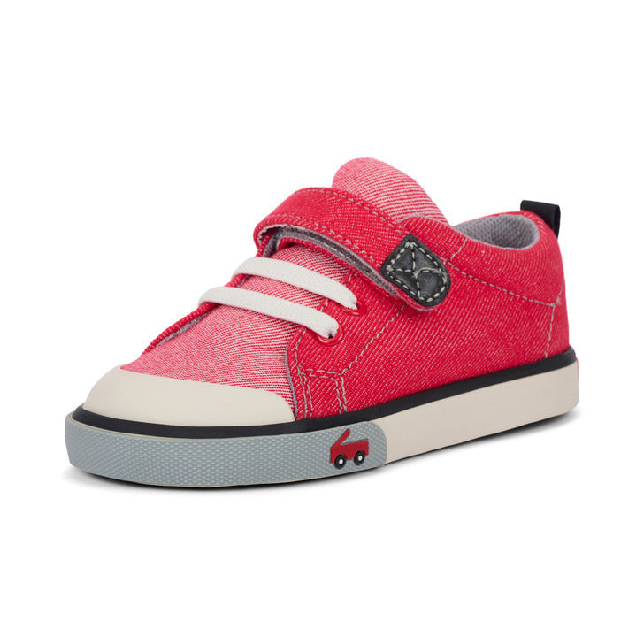 See Kai Run Boy's Stevie II Red Denim