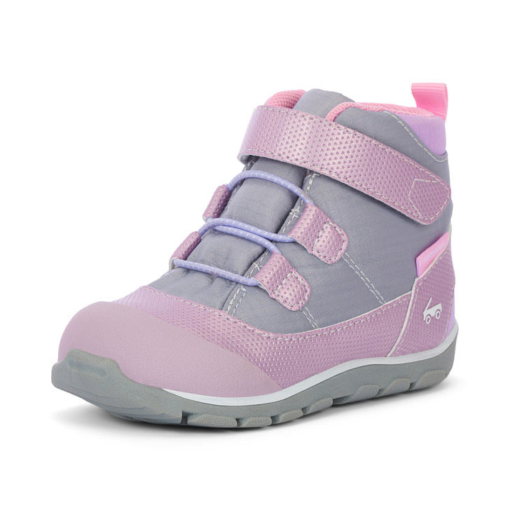 See Kai Run Girl's Sam II Waterproof Gray Mauve