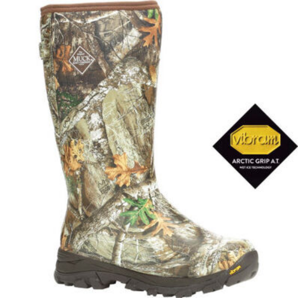 Muck Boot Company Men's RealTREE Edge Arctic Ice XF Boot + Vibram Arctic Grip A.T.