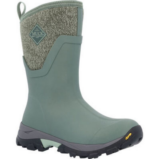 Muck Boot Company Women's Arctic Ice Mid Boot + Vibram Arctic Grip A.T.