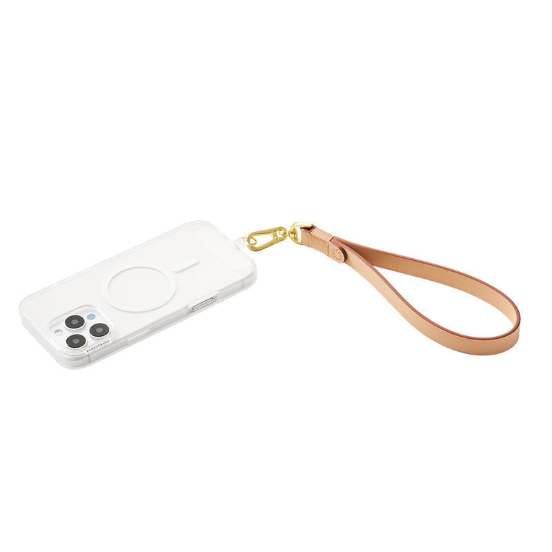 PopSockets Vegan Leather Tan Wristlet