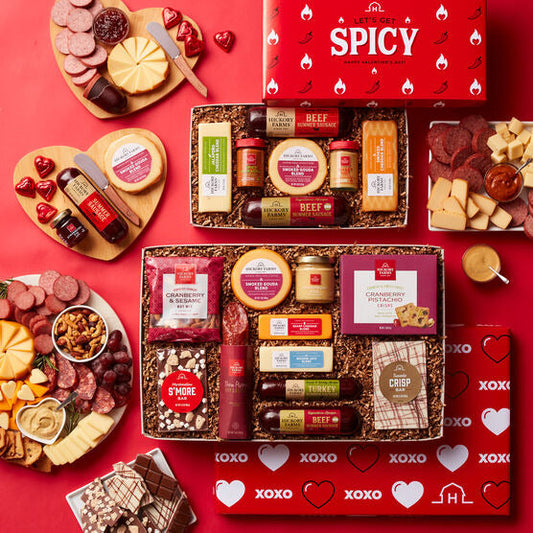 Hickory Farms Valentine's Day Charcuterie & Chocolate Gift Box