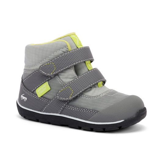 See Kai Run Boy's Atlas Waterproof /Insulated Gray/Lime