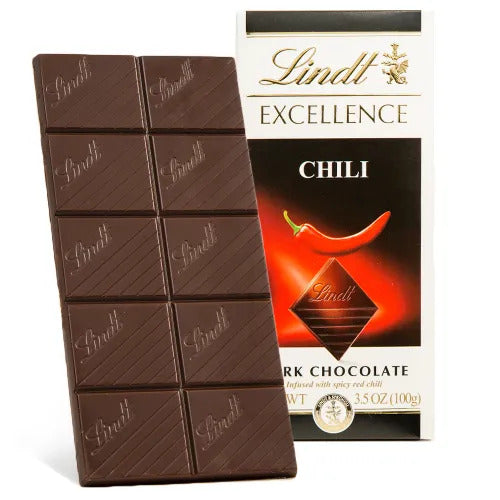 Lindt Chocolate Chili Dark Chocolate EXCELLENCE Bar (3.5 oz)