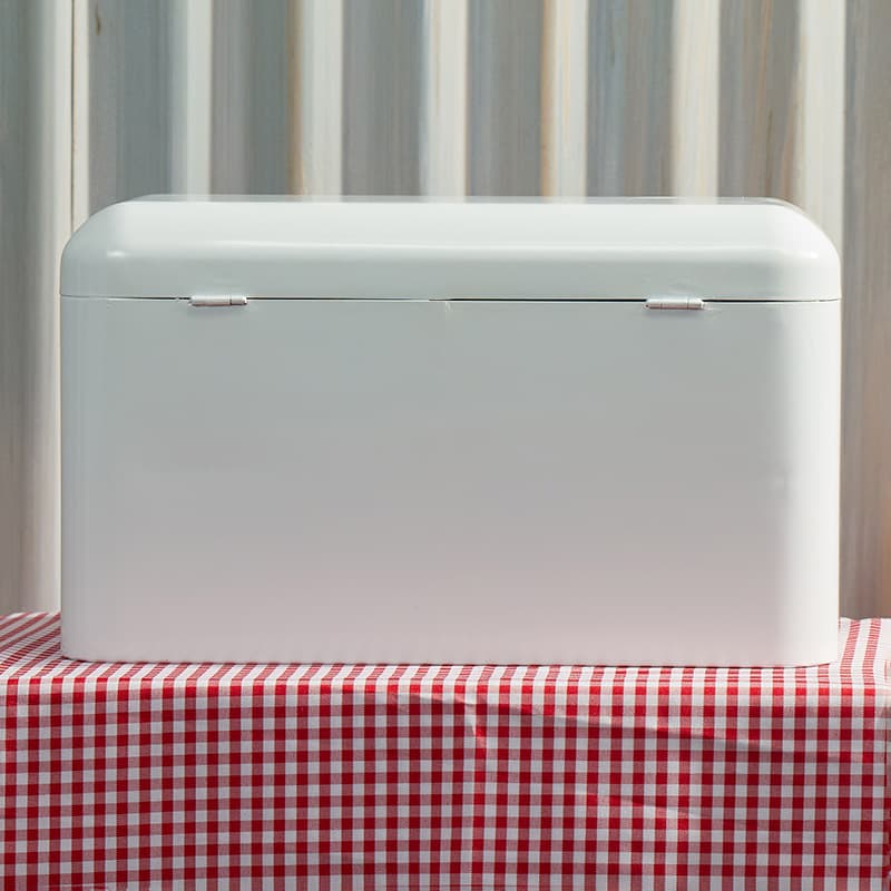 Cracker Barrel Metal Bread Box