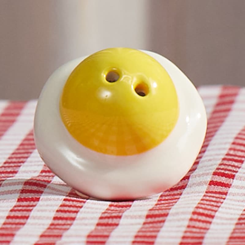 Cracker Barrel Fried Egg Mini Salt Shaker