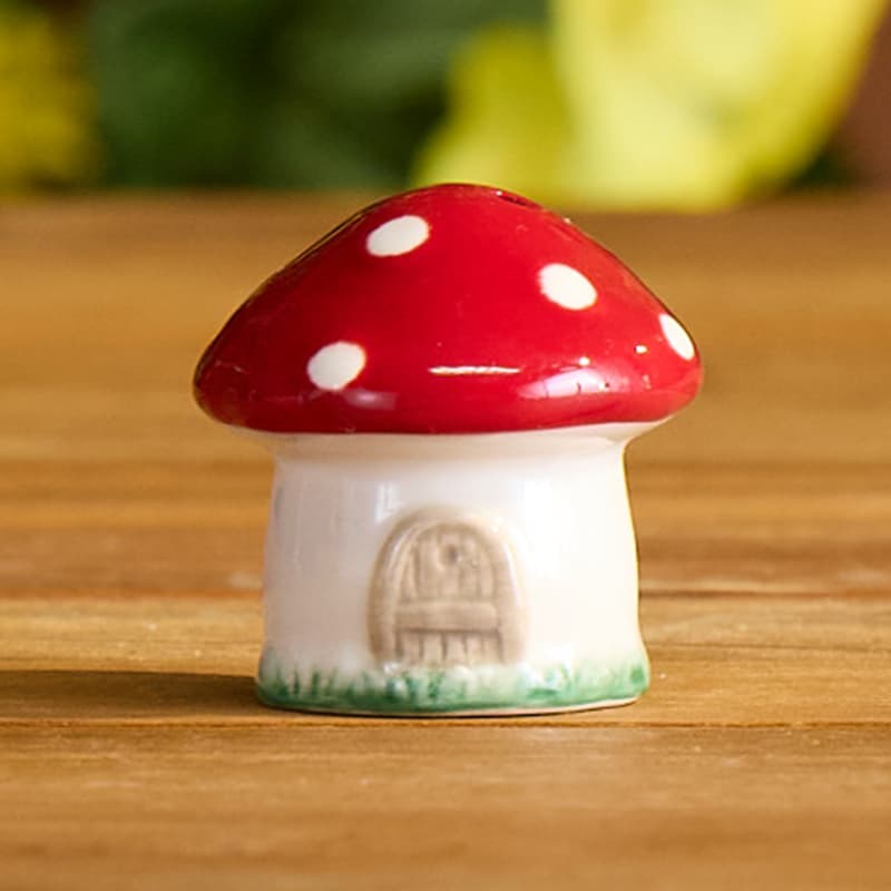 Cracker Barrel Mushroom House Mini Salt Shaker