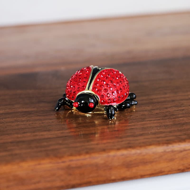 Cracker Barrel Ladybug Decorative Box