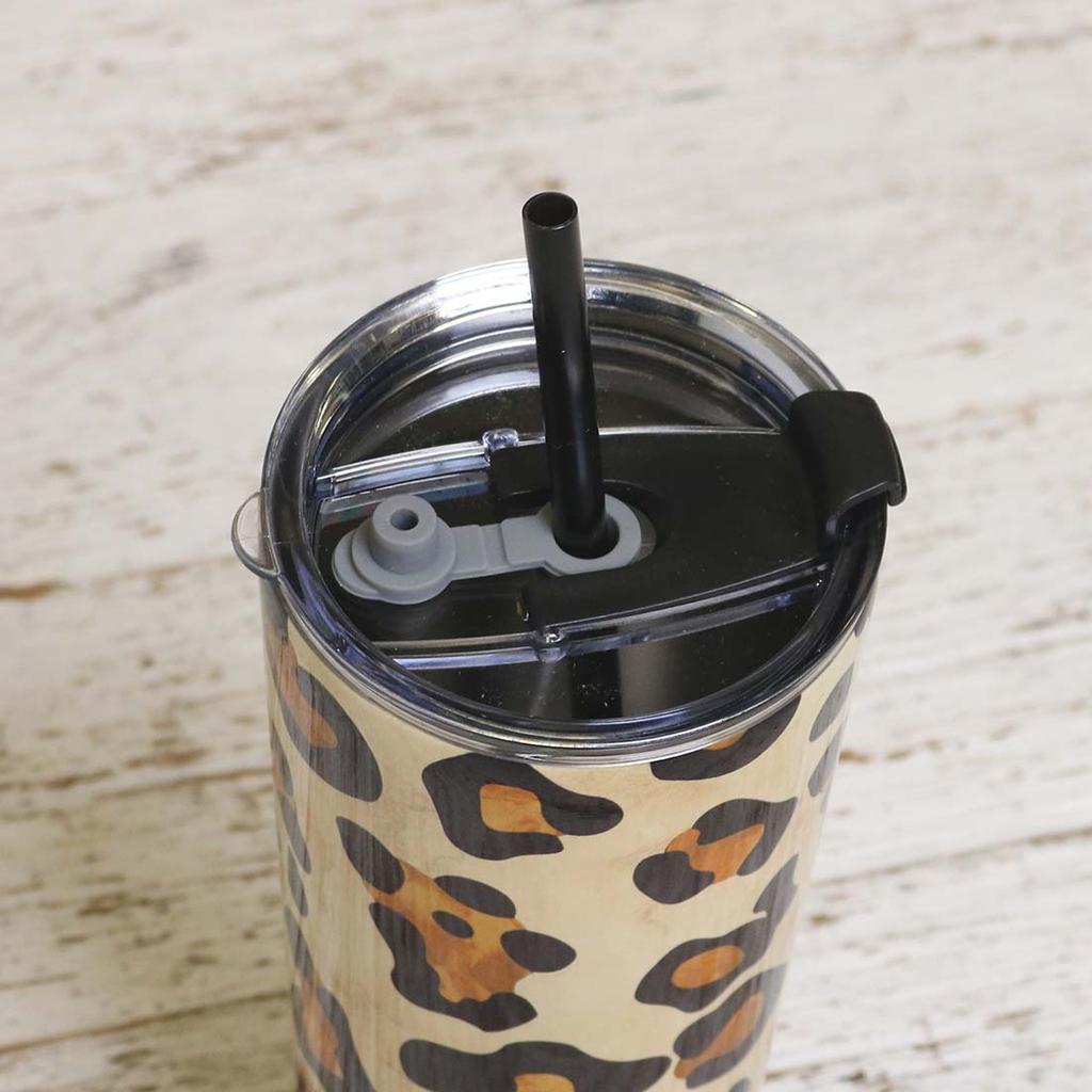 Cracker Barrel Leopard Print 22oz Tumbler