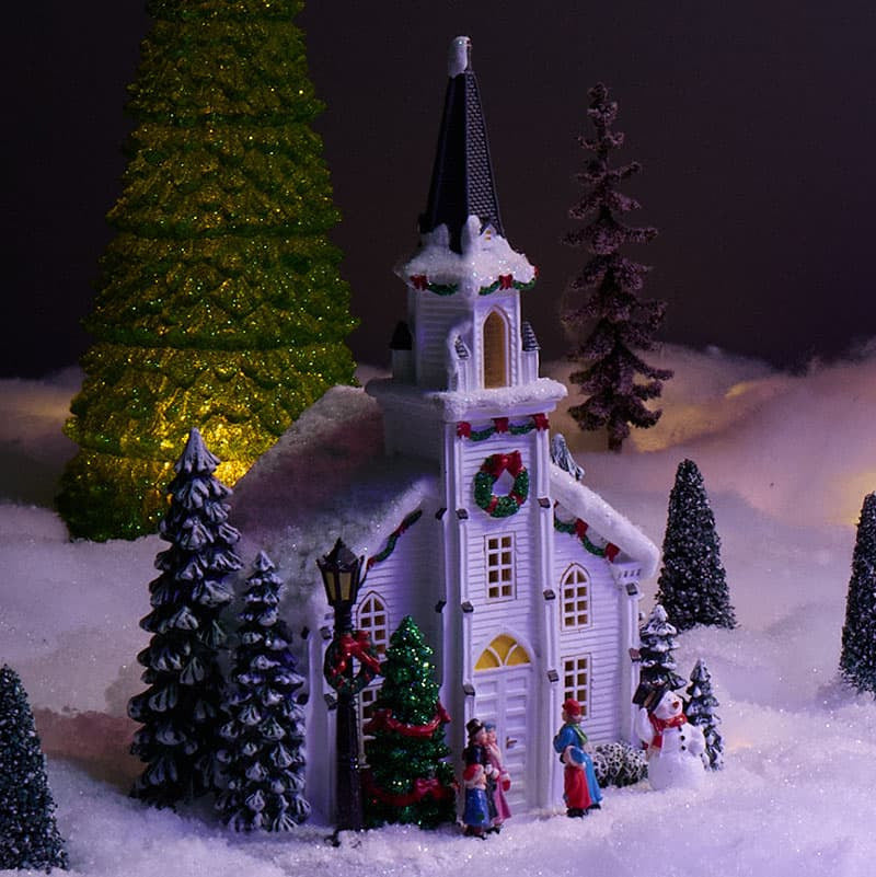 Cracker Barrel LED Lighted Church