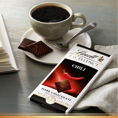 Lindt Chocolate Chili Dark Chocolate EXCELLENCE Bar (3.5 oz)