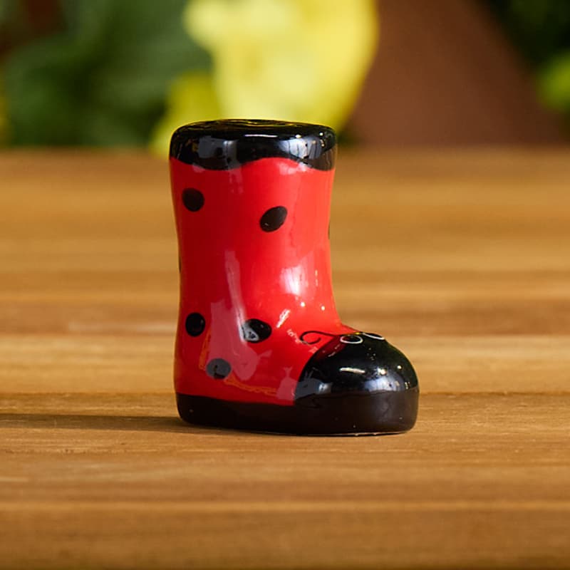 Cracker Barrel Rainboot Mini Salt Shaker