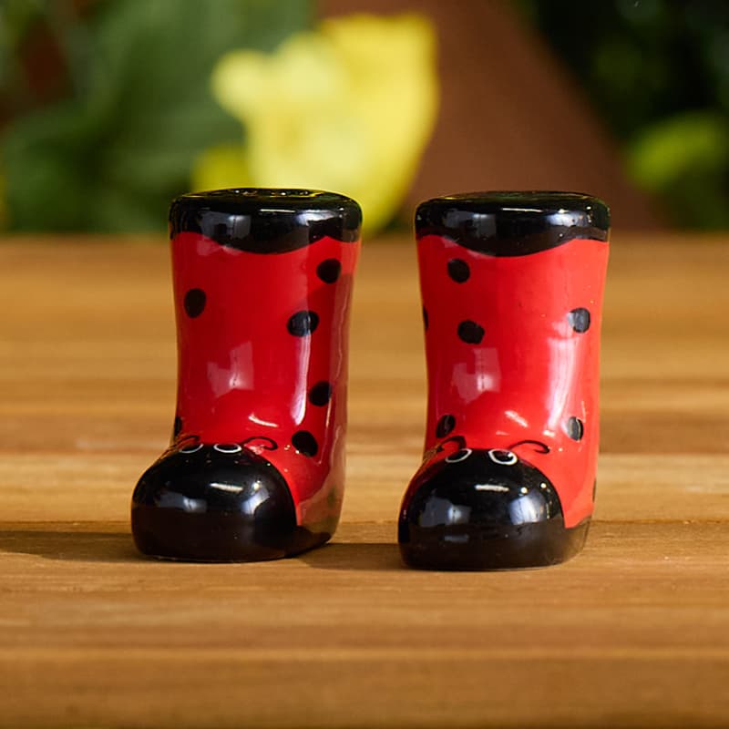 Cracker Barrel Rainboot Mini Salt Shaker