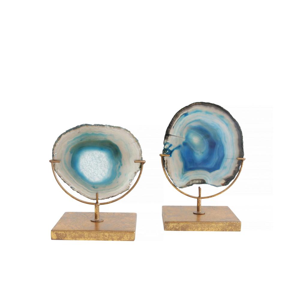 Cracker Barrel Agate Decor on Stand