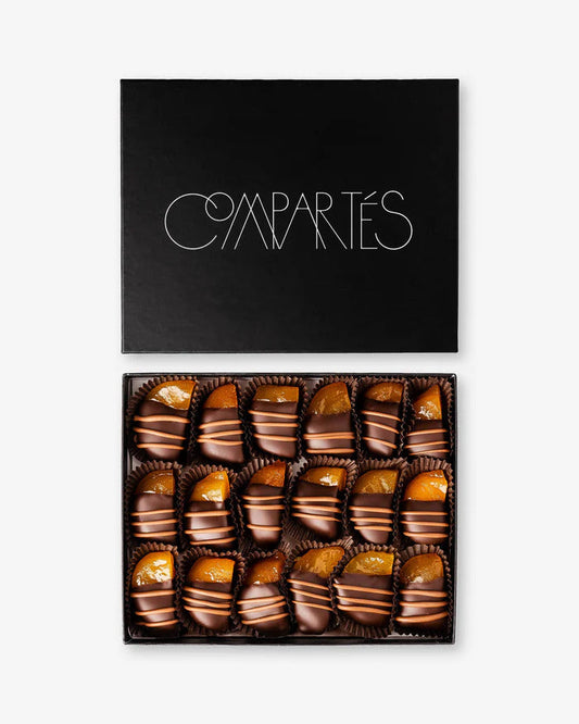 Compartes Chocolate Chocolate Covered Peaches Gift Box