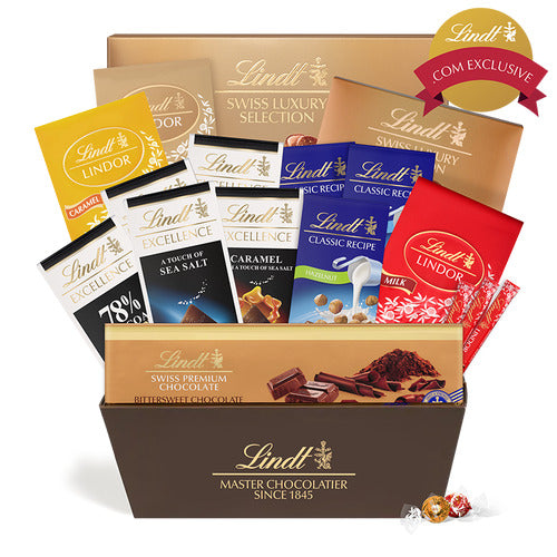 Lindt Chocolate Chocolate Lover's Gift Basket