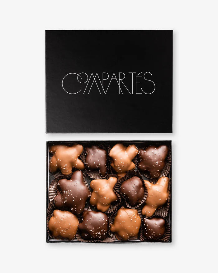 Compartes Chocolate Chocolate Caramel Sea Salt Turtles Gift Box