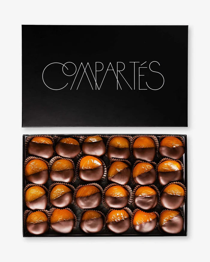 Compartes Chocolate Deluxe Dark Chocolate Covered Apricots