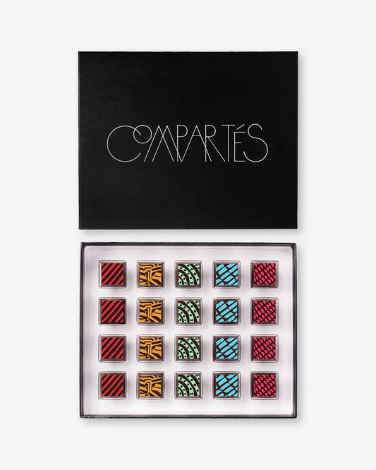 Compartes Chocolate Vegan Chocolate Truffles - 20 Piece Gift