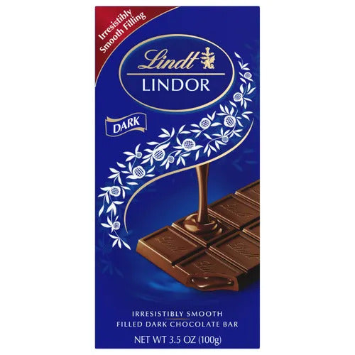 Lindt Chocolate LINDOR Dark Chocolate Truffle Bar (3.5 oz)