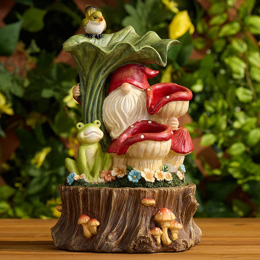 Cracker Barrel Gnome Fountain