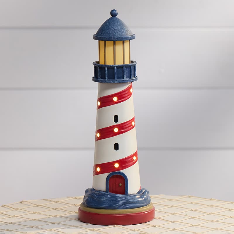 Cracker Barrel LED Lighthouse Figurine