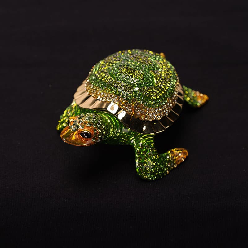 Cracker Barrel Turtle Decorative Box