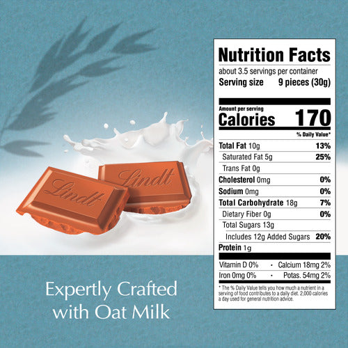 Lindt Chocolate OatMilk CLASSIC RECIPE Chocolate Bar (3.5 oz)