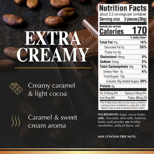 Lindt Chocolate Extra Creamy Milk Chocolate EXCELLENCE Bar (3.5 oz)