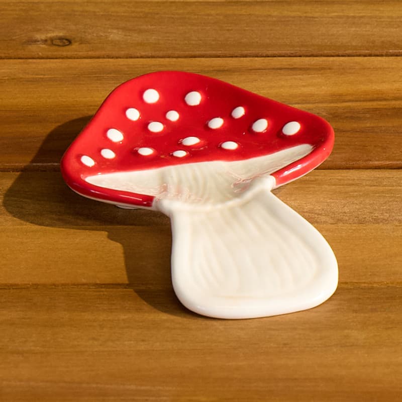 Cracker Barrel Mushroom Spoon Rest