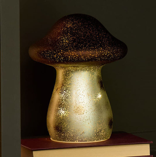 Cracker Barrel LED Glass Mushroom Large