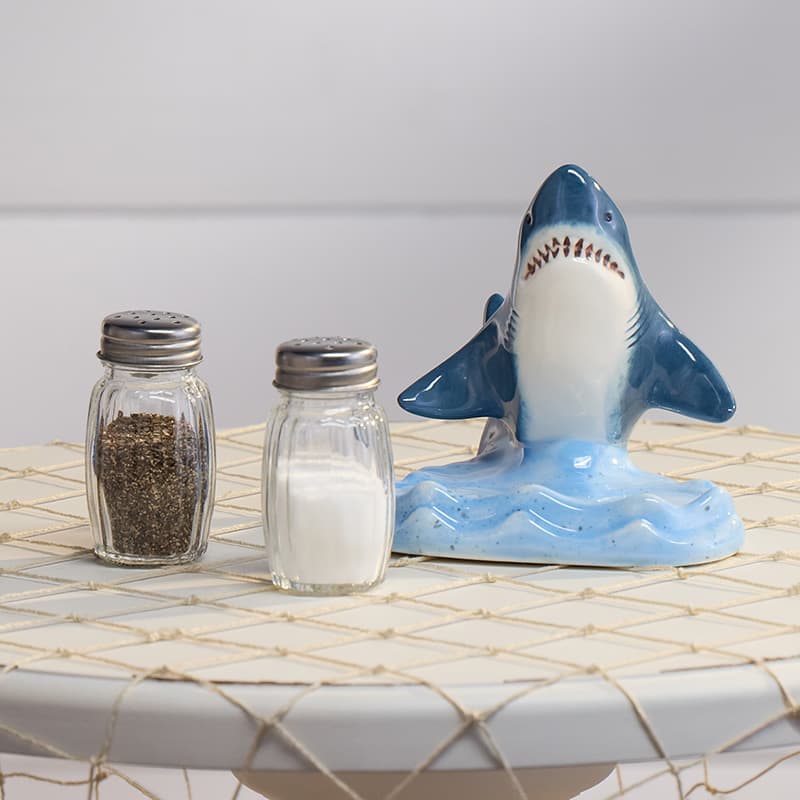 Cracker Barrel Shark Salt and Pepper Shaker Set