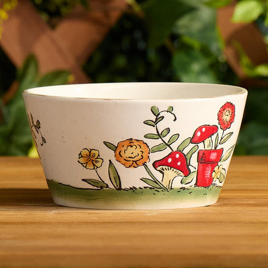 Cracker Barrel Garden Cereal Bowl