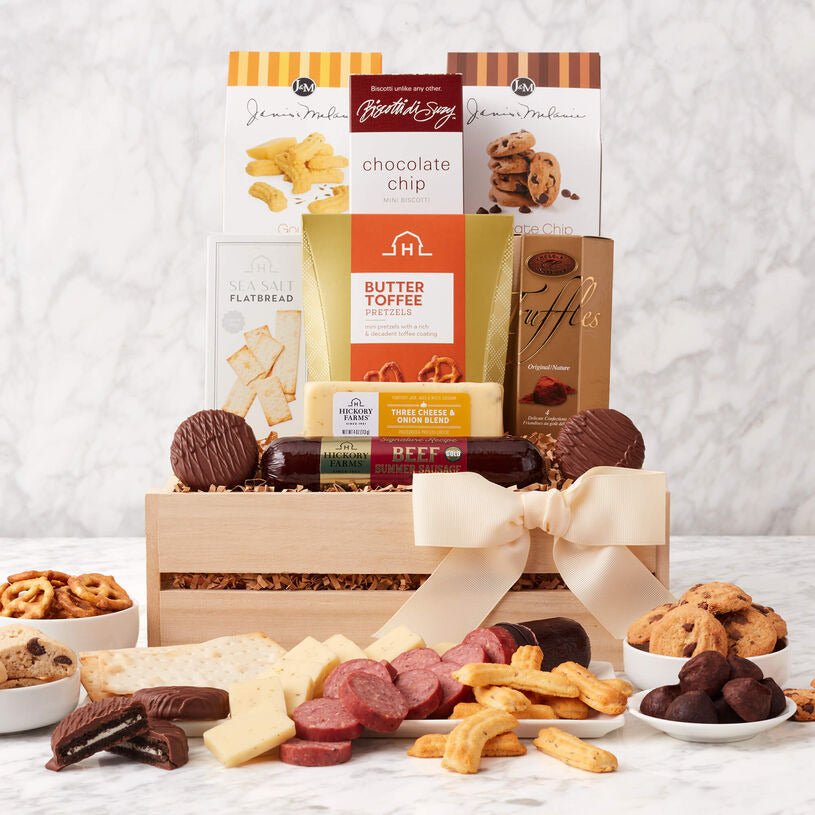 Hickory Farms Gourmet Snack Gift Basket