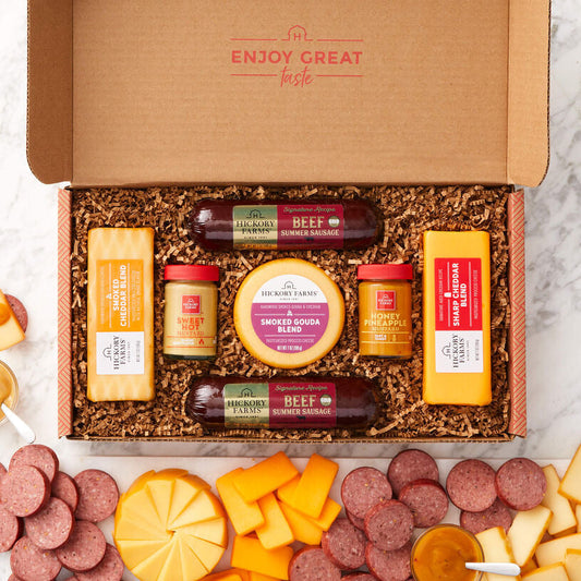 Hickory Farms Summer Sausage & Cheese Gift Box