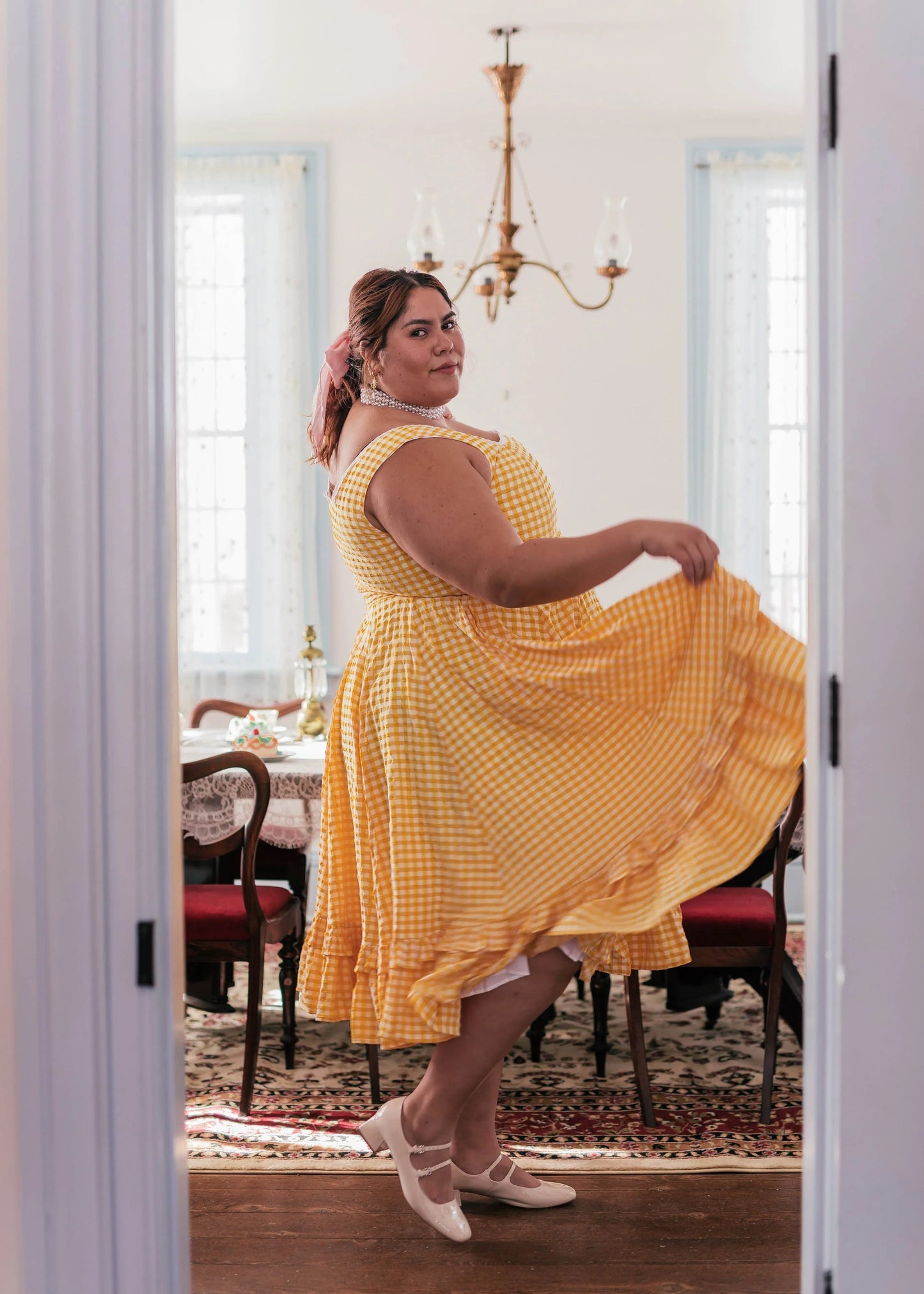 JessaKae Daze Dress - Yellow Gingham