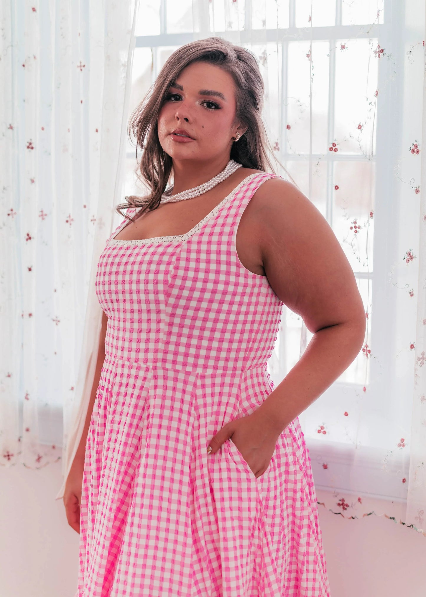 JessaKae Daze Dress - Pink Gingham