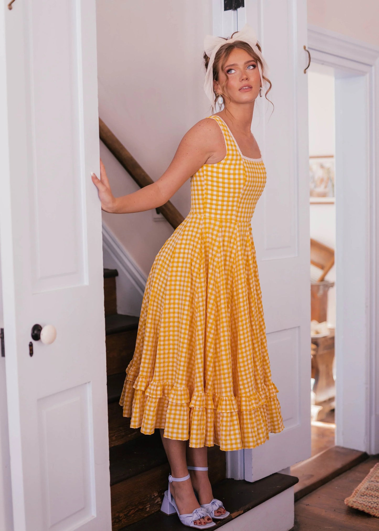 JessaKae Daze Dress - Yellow Gingham