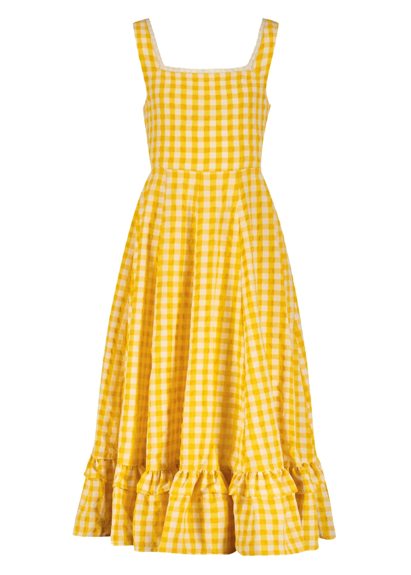 JessaKae Daze Dress - Yellow Gingham