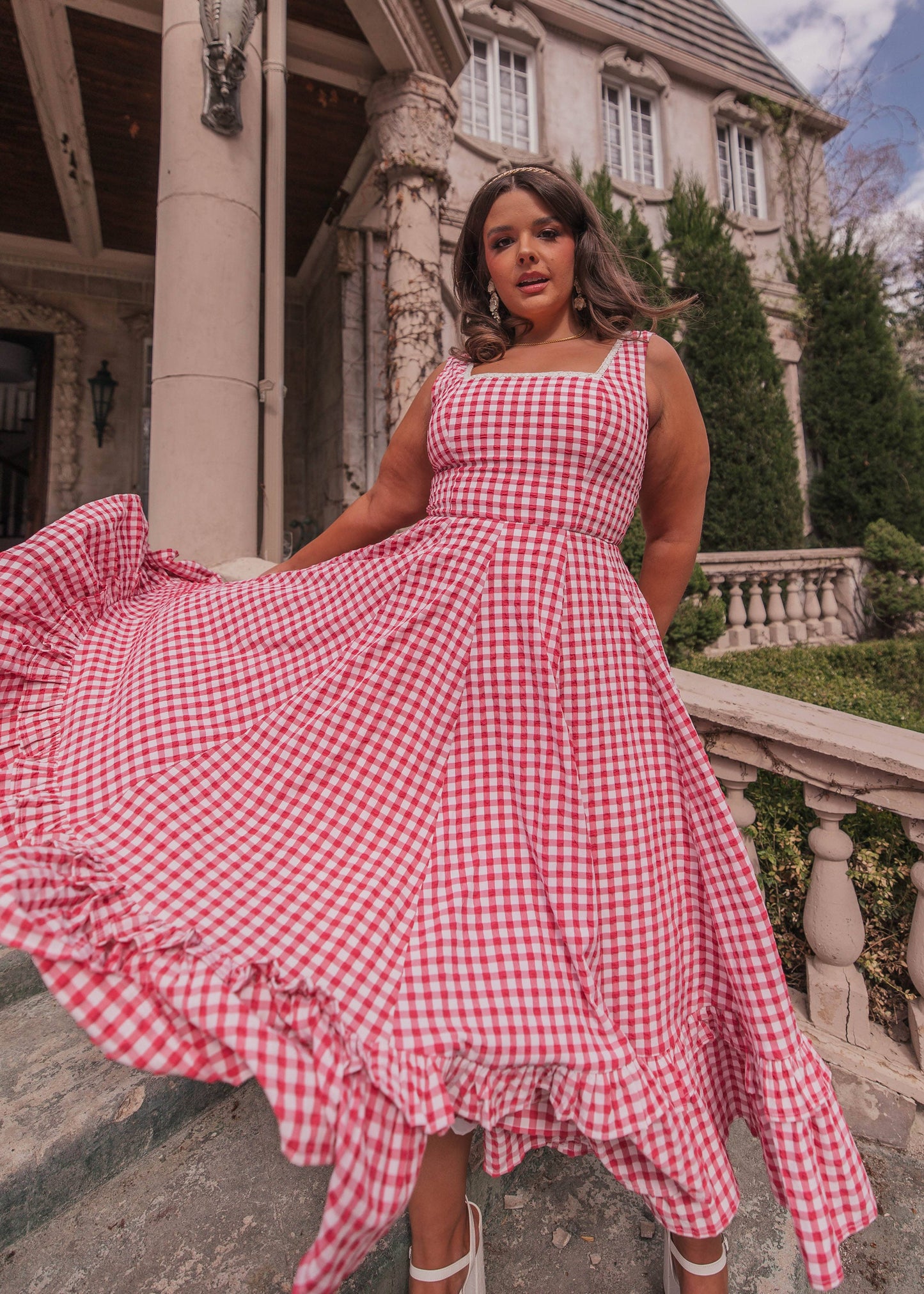 JessaKae Daze Dress - Red Gingham