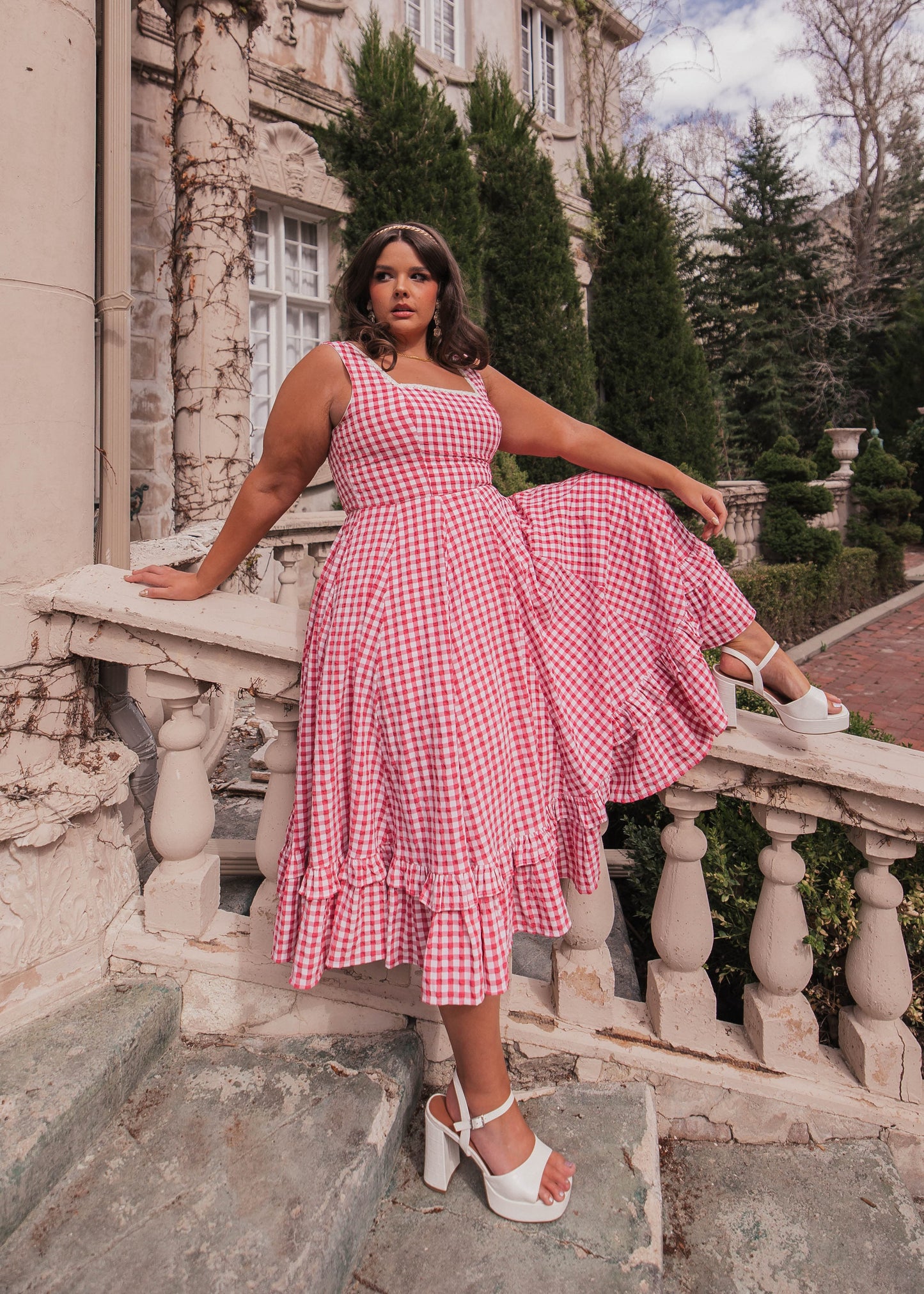 JessaKae Daze Dress - Red Gingham