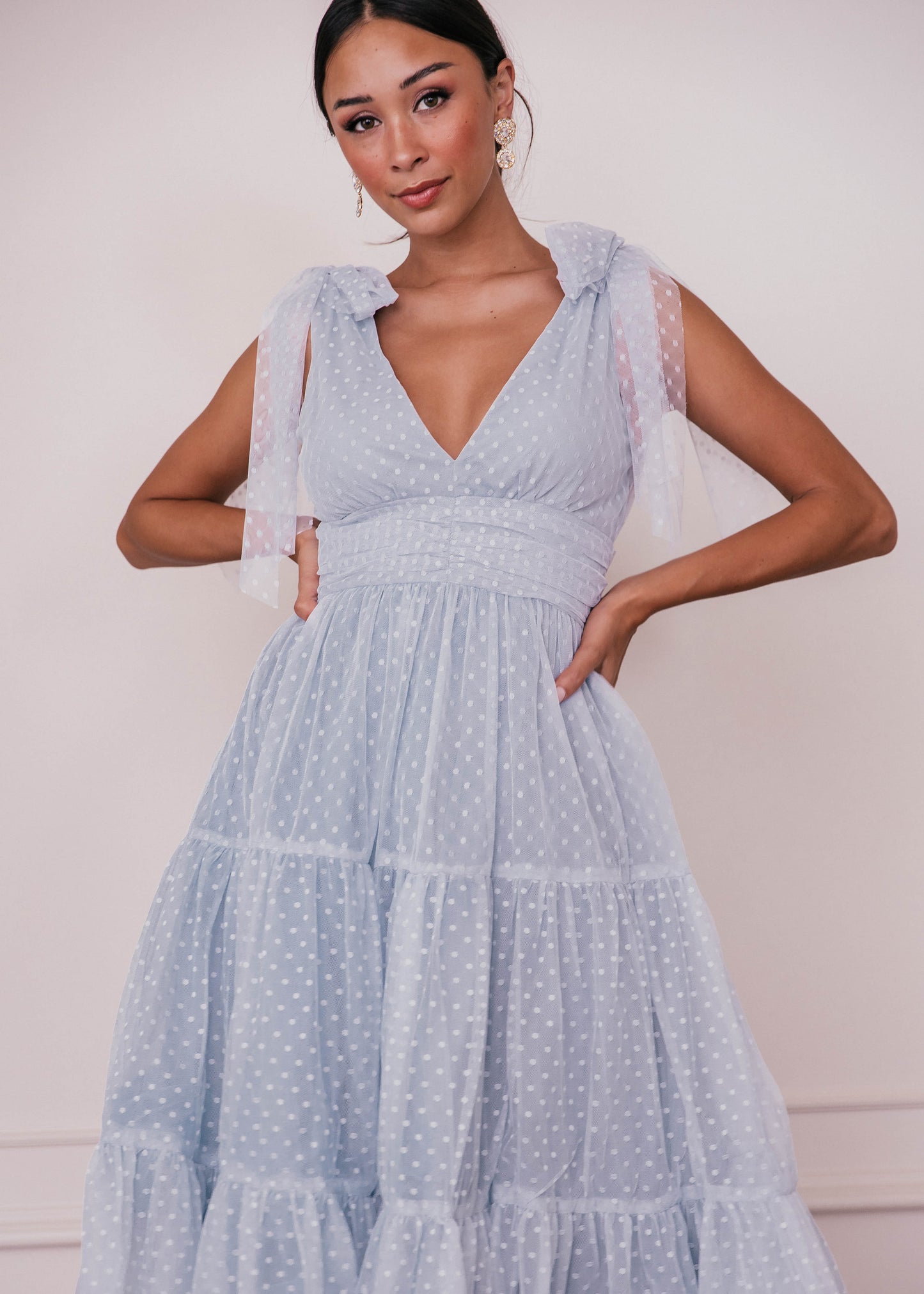 JessaKae Jeanne Dress - Dusty Blue