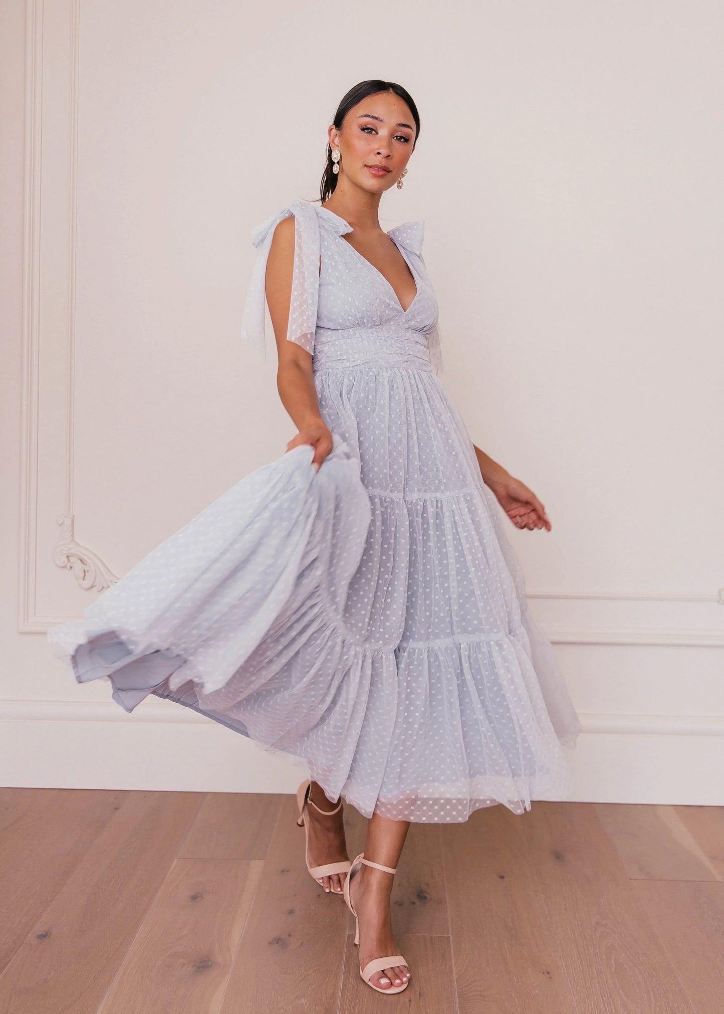 JessaKae Jeanne Dress - Dusty Blue