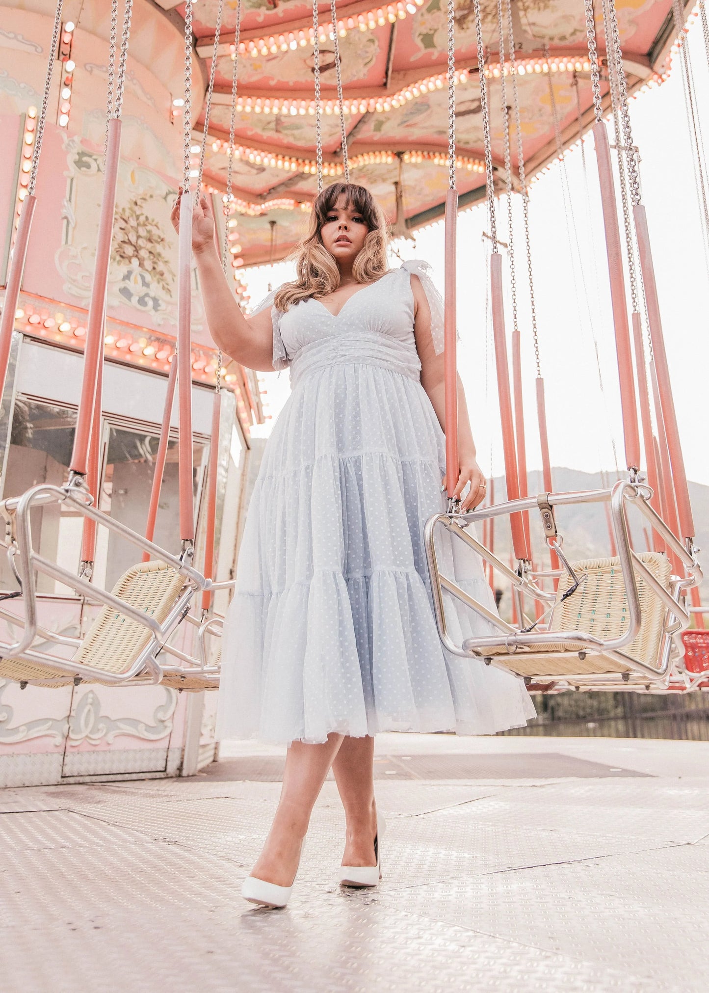 JessaKae Jeanne Dress - Dusty Blue